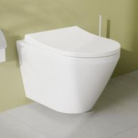 Інсталяція VitrA з хромованою клавішею + Унітаз підвісний Integra Rim із сидінням Soft Close