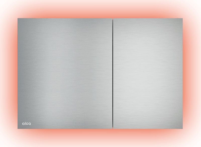 Клавіша змиву AlcaPlast Flat сталь матова AIR LIGHT