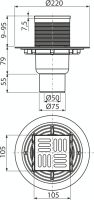 Трап для душу AlcaPlast APV201 з решіткою