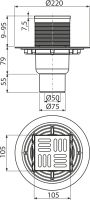 Трап для душу AlcaPlast APV2321 з решіткою