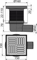 Трап для душу AlcaPlast APV5411 з решіткою