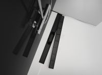 Душовий канал AlcaPlast APZ10BLACK-550M з решіткою