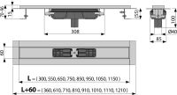 Душовий канал AlcaPlast APZ1101-1150 без решітки
