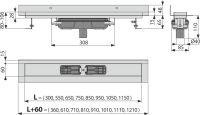 Душовий канал AlcaPlast APZ1116-550 без решітки