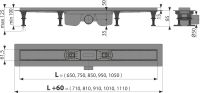 Душовий канал AlcaPlast APZ12-750 без решітки