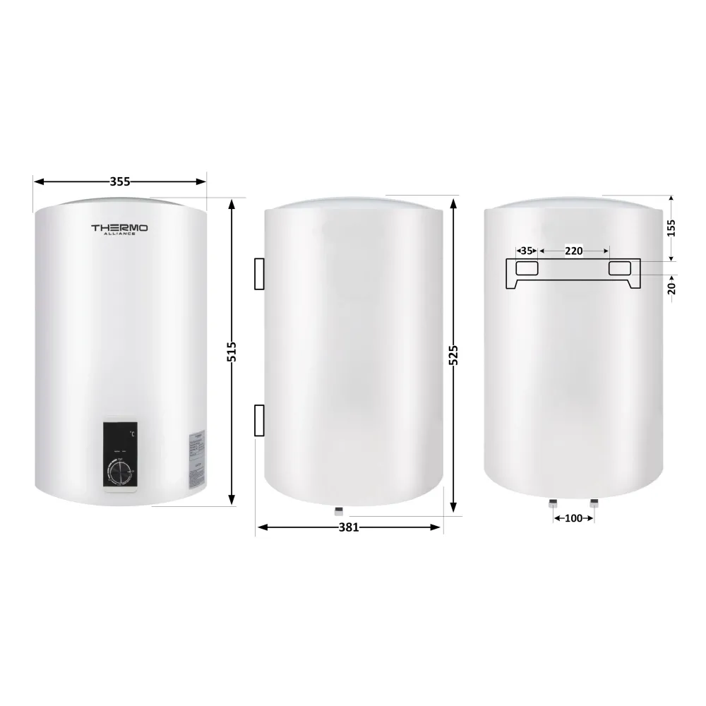 Водонагрівач накопичувальний Thermo Alliance DJ 30 л D30V16J1DK