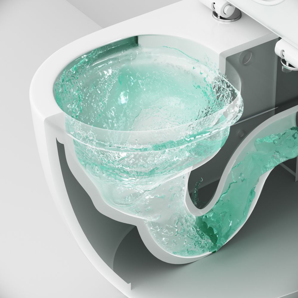 Унитаз напольный Am.Pm Like Aquaspin CLA8600SC с бачком и сиденьем Soft Close