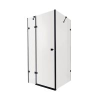 Душова кабіна Qtap Capricorn 120x80 (профіль - чорний, скло - прозоре) CAPBLA10128RC6