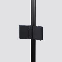 Душова кабіна Qtap Capricorn 90x90 (профіль - чорний, скло - прозоре) CAPBLA1099SC6