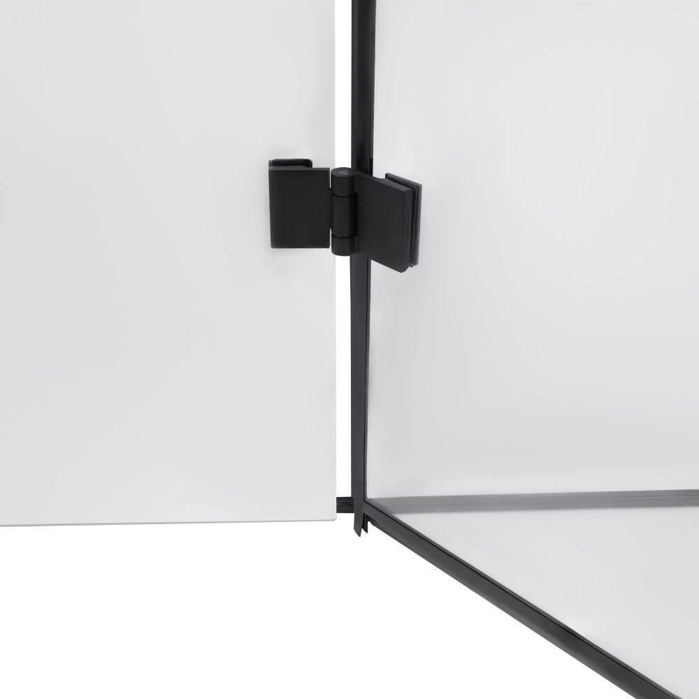 Душова кабіна Qtap Capricorn 90x90 (профіль - чорний, скло - прозоре) CAPBLA1099SC6