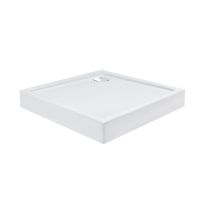 Душова кабіна Qtap Capricorn 100x100 (профіль - хром, скло - прозоре) CAPCRM1011SC6SET з піддоном