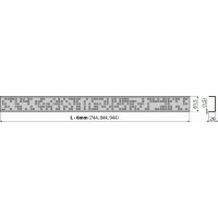 Решітка для канала AlcaPlast CODE-750M