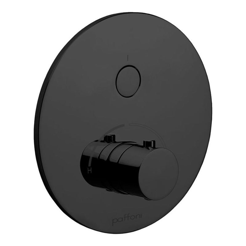 Змішувач прихованого монтажу Paffoni Compact Box чорний матовий CPM013NO