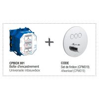 Змішувач прихованого монтажу Paffoni Compact Box хром CPM019CR