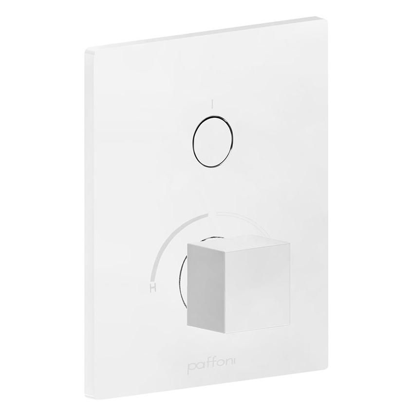 Смеситель скрытого монтажа Paffoni Compact Box белый матовый CPM513BO