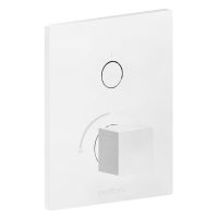Смеситель скрытого монтажа Paffoni Compact Box белый матовый CPM513BO