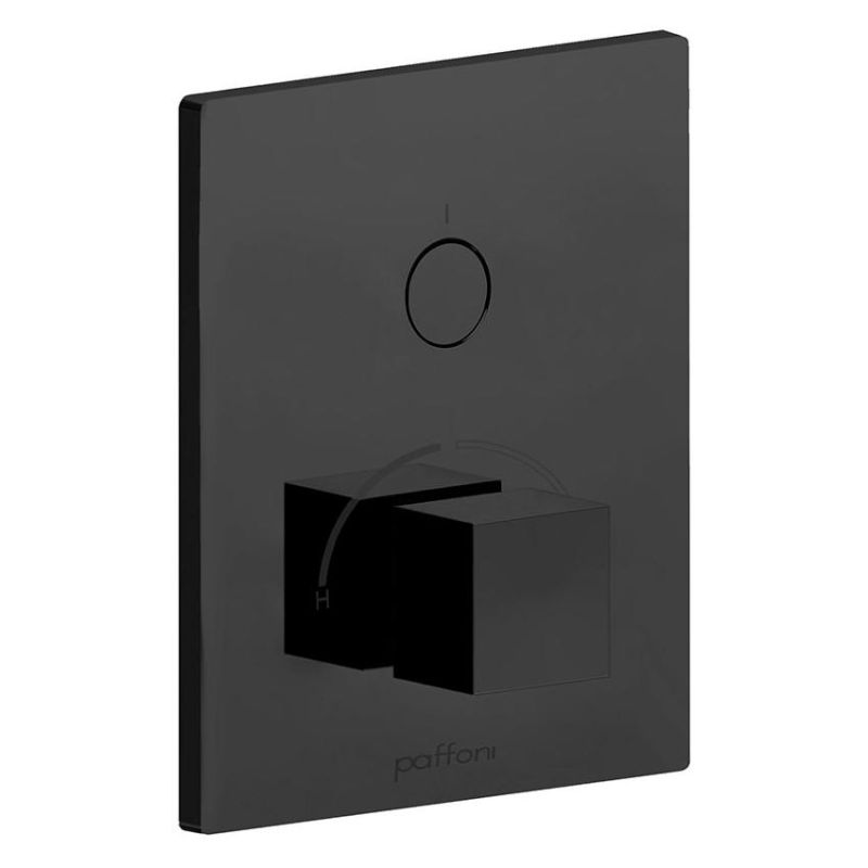 Змішувач прихованого монтажу Paffoni Compact Box чорний матовий CPM513NO