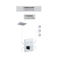 Змішувач прихованого монтажу Paffoni Compact Box хром CPM518CR