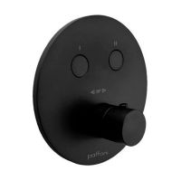 Смеситель скрытого монтажа Paffoni Compact Box черный матовый CPT018NO