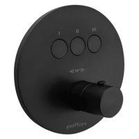 Змішувач прихованого монтажу Paffoni Compact Box чорний матовий CPT019NO