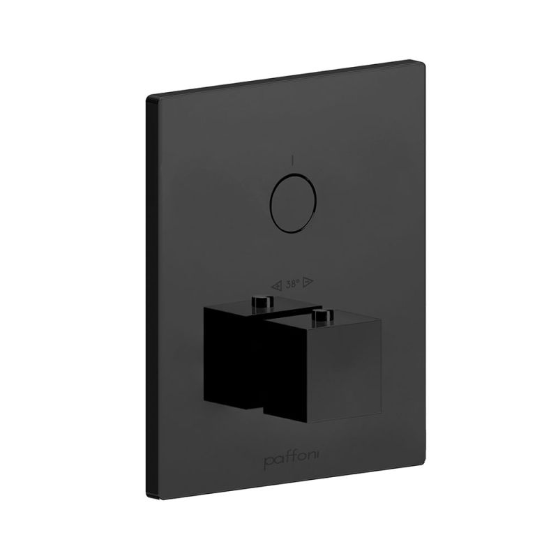 Змішувач прихованого монтажу Paffoni Compact Box чорний матовий CPT513NO