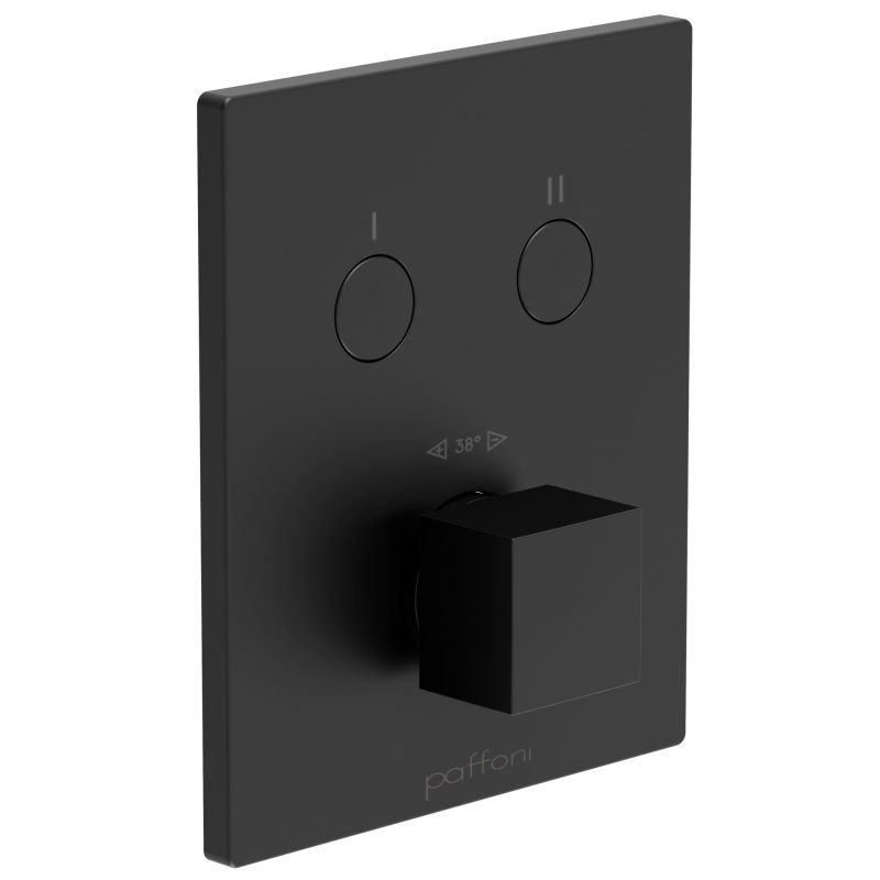 Змішувач прихованого монтажу Paffoni Compact Box чорний матовий CPT518NO