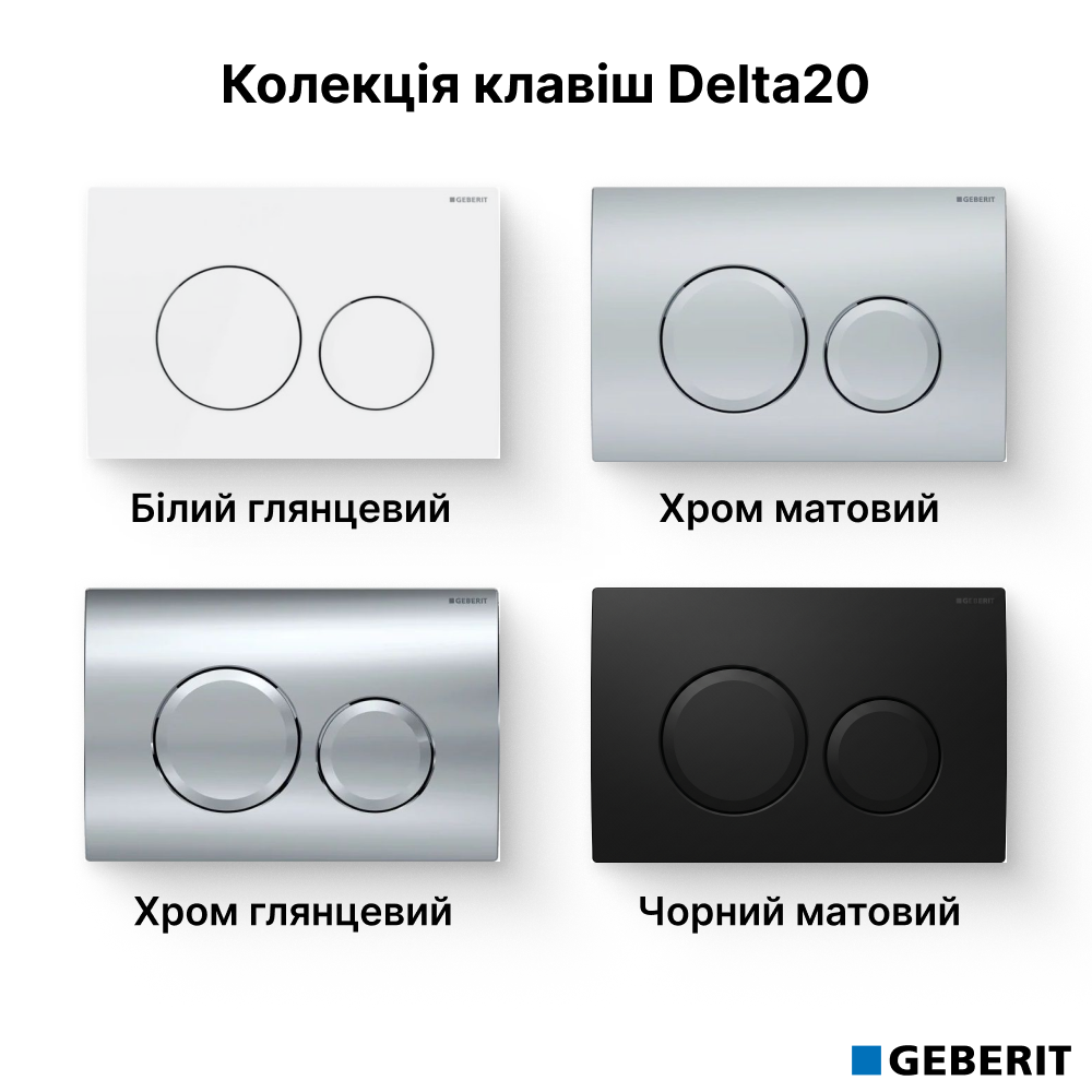 Geberit Duofix 458.103.00.2 з клавішею Delta20 + підвісний унітаз Imprese Dobry Twist c06802203 із сидінням Soft Close