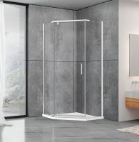 Душова кабіна Dusel A-1104 100x100 (профіль - хром, скло - прозоре) 129