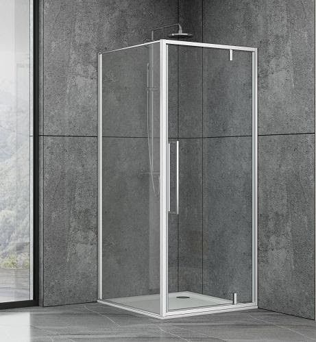 Душова кабіна Dusel DL198BP 90x90 (профіль - хром, скло - прозоре) 519811