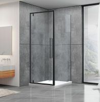 Душова кабіна Dusel DL198B 90x90 (профіль - чорний, скло - прозоре) 519892