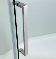 Душова кабіна Dusel A-1106 80x120 (профіль - хром, скло - прозоре) 511068
