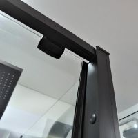 Душова кабіна Dusel DSL191B 120x90 (профіль - чорний, скло - прозоре) 519129