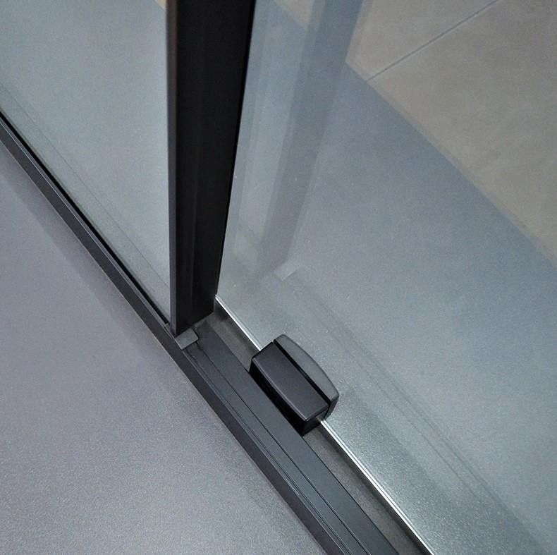 Душова кабіна Dusel DSL191B 120x90 (профіль - чорний, скло - прозоре) 519129