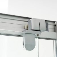 Душовий бокс Dusel Glare 90x90 (профіль - сатин, скло - прозоре) 559001