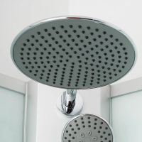 Душовий бокс Dusel Glare 90x90 (профіль - сатин, скло - прозоре) 559001
