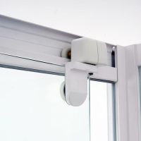 Душовий бокс Dusel Glare 90x90 (профіль - білий, скло - прозоре) 559003