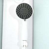 Душовий бокс Dusel Glare 90x90 (профіль - білий, скло - прозоре) 559003