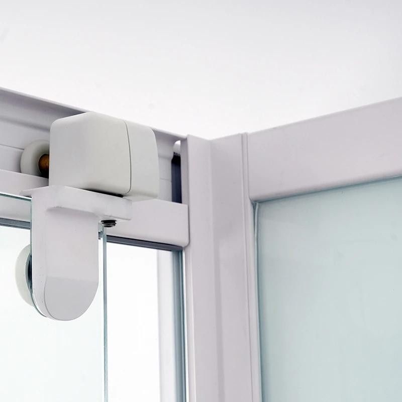 Душовий бокс Dusel Glare 90x90 (профіль - білий, скло - прозоре) 559003