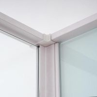 Душовий бокс Dusel Avenue 95x95 (профіль - білий, скло - прозоре) 558003