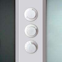 Душовий бокс Dusel Avenue 95x95 (профіль - білий, скло - прозоре) 558003