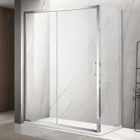 Душова кабіна Dusel A-517 150x90 (профіль - хром, скло - прозоре) A51715090