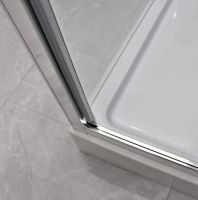 Душова кабіна Dusel A-516 90x90 (профіль - хром, скло - матове) 551692