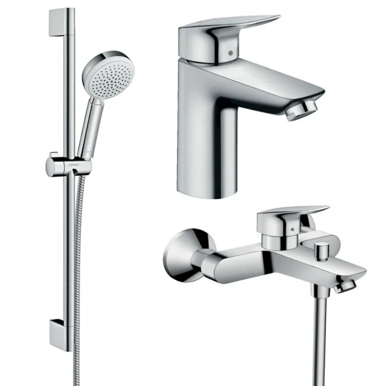 Набір змішувачів Hansgrohe Logis 3 в 1 хром 20200001