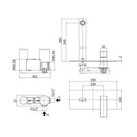 Змішувач для раковини Paffoni Effe хром EF106CR