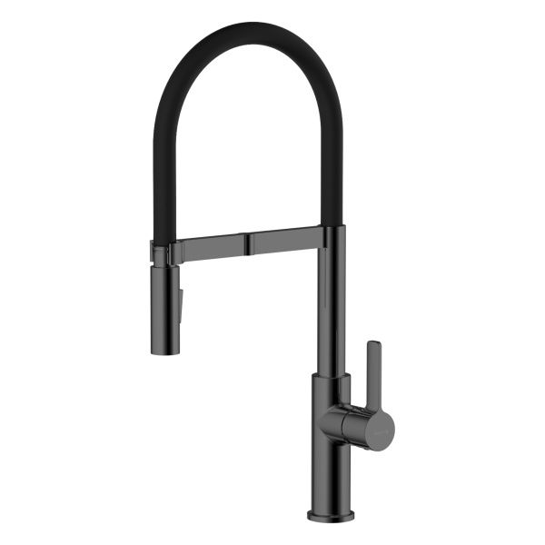 Смеситель для кухни Imprese BOA черный матовый f03401410WS под фильтрованную воду