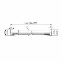 Шланг для душу Imprese LSR 170 см чорний матовий f03600110AJ