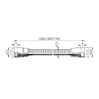 Шланг для душу Imprese LSR 150 см чорний матовий f03600110SE