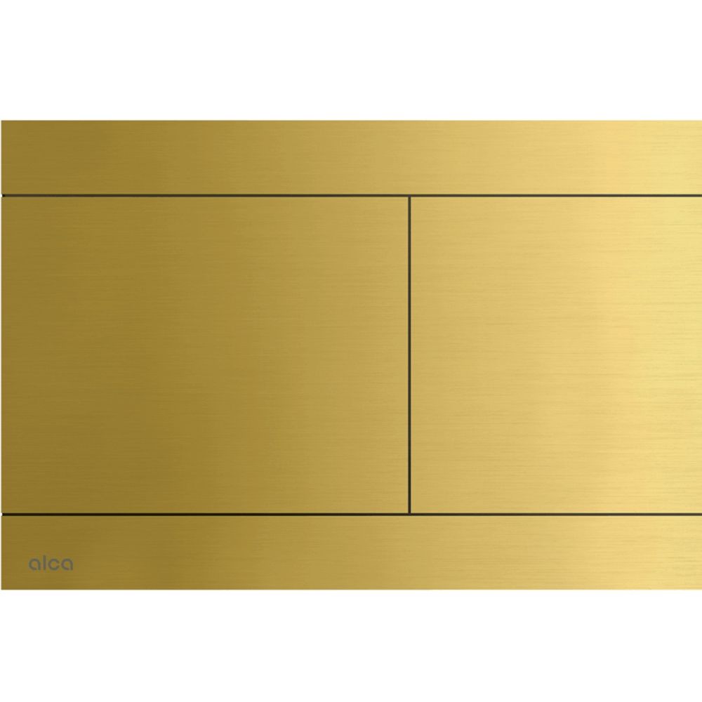Клавіша змиву AlcaPlast Flat латунь брашована FUN-BRASS
