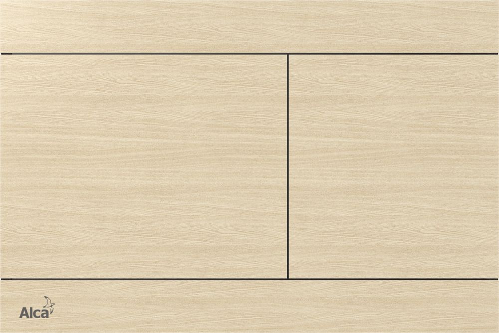 Клавіша змиву AlcaPlast Flat білий матовий FUN OAK WHITE