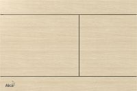 Клавіша змиву AlcaPlast Flat білий матовий FUN OAK WHITE